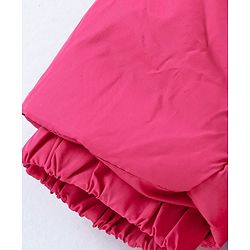 Babyhug Full Sleeves Hooded Padded Jacket - Pink