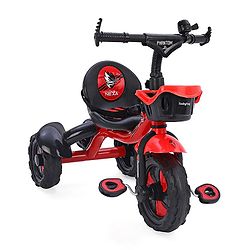 Babyhug Plug & Play Phantom Tricycle With Storage Basket - Red