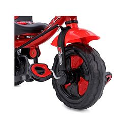Babyhug Plug & Play Endure Tricycle with Parental Push Handle & Storage Basket - Red
