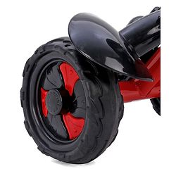 Babyhug Plug & Play Endure Tricycle with Parental Push Handle & Storage Basket - Red