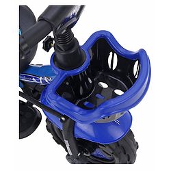 Babyhug Plug & Play Endure Tricycle with Parental Push handle & Storage Basket - Blue