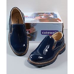 Cute Walk by Babyhug Formal Shoes - Blue