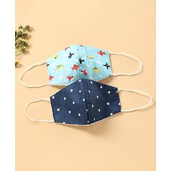 Babyhug Anti-Viral Carbon Filter Face Mask Multicolour - Pack of 2