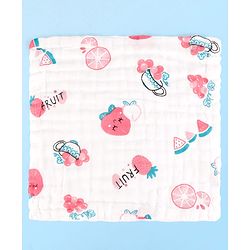 Babyhug 6 Layer Muslin Wash Cloth Pack of 5 - Multicolor(Print May Vary)
