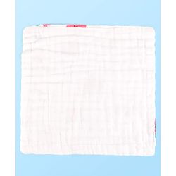 Babyhug 6 Layer Muslin Wash Cloth Pack of 5 - Multicolor(Print May Vary)