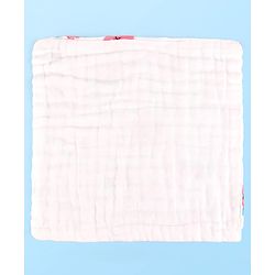 Babyhug 6 Layer Muslin Wash Cloth Pack of 5 - Multicolor(Print May Vary)