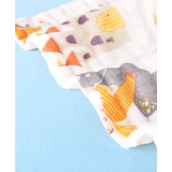 Babyhug 6 Layer Muslin Wash Cloth Pack of 5 - Multicolor(Print May Vary)