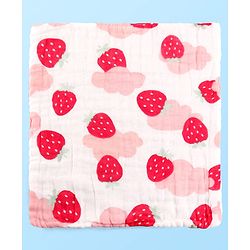 Babyhug 6 Layer Muslin Wash Cloth Pack of 5 - Multicolor(Print May Vary)
