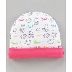 Babyhug 100% Cotton Caps Pack of 2 - Pink