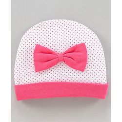 Babyhug 100% Cotton Caps Pack of 2 - Pink