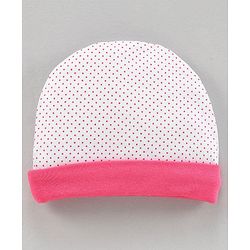 Babyhug 100% Cotton Caps Pack of 2 - Pink