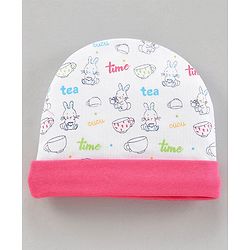 Babyhug 100% Cotton Caps Pack of 2 - Pink