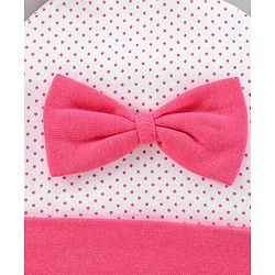 Babyhug 100% Cotton Caps Pack of 2 - Pink