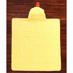 Babyhug Duck Hooded Bath Towel - Yellow