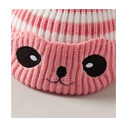 Babyhug Woollen Cap Pink - Diameter 12 cm