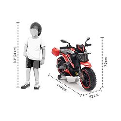 Babyhug KTM Battery Operated Ride On Bike With Music & Lights - Red