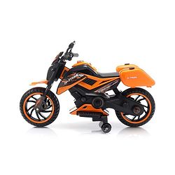 Babyhug KTM Battery Operated Ride On Bike With Music & Lights - Orange| With Music & Lights| Pre-loaded Music with USB & AUX| Easy to Assemble| Comfortable Seat| Easy to Operate| Rechargeable Battery
