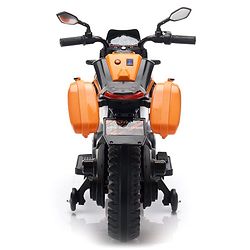 Babyhug KTM Battery Operated Ride On Bike With Music & Lights - Orange| With Music & Lights| Pre-loaded Music with USB & AUX| Easy to Assemble| Comfortable Seat| Easy to Operate| Rechargeable Battery