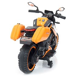 Babyhug KTM Battery Operated Ride On Bike With Music & Lights - Orange| With Music & Lights| Pre-loaded Music with USB & AUX| Easy to Assemble| Comfortable Seat| Easy to Operate| Rechargeable Battery