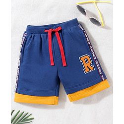 Babyhug Regular Fit Printed Shorts - Blue