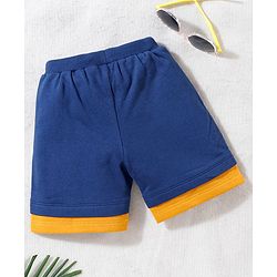 Babyhug Regular Fit Printed Shorts - Blue