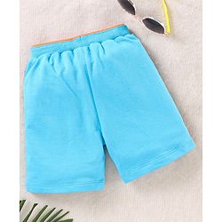 Babyhug Regular Fit Printed Shorts - Blue