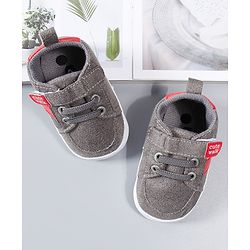 Cute Walk by Babyhug Shoes Style Booties - Brown