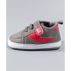 Cute Walk by Babyhug Shoes Style Booties - Brown