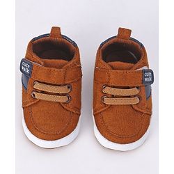 Cute Walk by Babyhug Shoes Style Booties - Brown