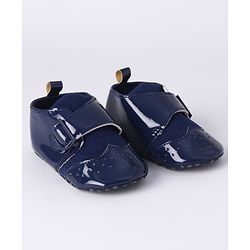 Cute Walk by Babyhug Booties - Blue