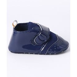 Cute Walk by Babyhug Booties - Blue