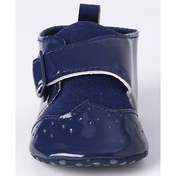 Cute Walk by Babyhug Booties - Blue