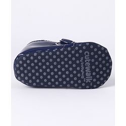 Cute Walk by Babyhug Booties - Blue