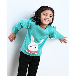 Babyhug Full Sleeves Pullover Sweater - Blue