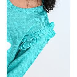 Babyhug Full Sleeves Pullover Sweater - Blue