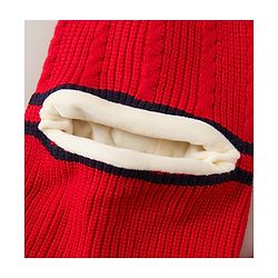 Babyhug Woolen Cap & Hand Gloves Red - Diameter 16 cm
