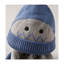Babyhug Woollen Cap Glove & Muffler Set - Blue