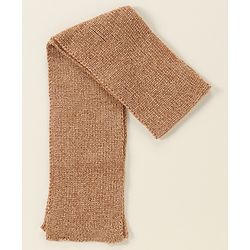 Babyhug Woollen Cap Glove Muffler Set - Brown