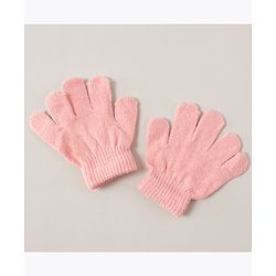 Babyhug Woollen Cap Glove & Muffler Sets - Pink