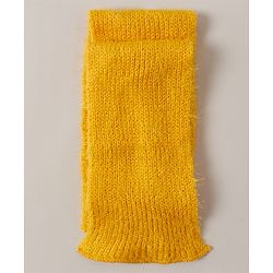 Babyhug Woollen Cap Glove & Muffler Sets - Yellow