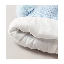 Babyhug Woollen Cap Blue - Diameter 12 cm