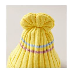 Babyhug Woollen Cap Yellow - Diameter 13 cm