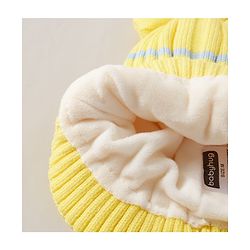 Babyhug Woollen Cap Yellow - Diameter 13 cm