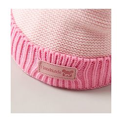 Babyhug Woollen Cap Pink - Diameter 11.5 cm