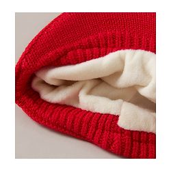 Babyhug Woolen Cap Red - Diameter 13 cm
