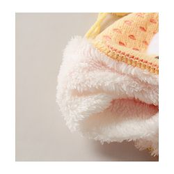 Babyhug Cap With Bunny Face Motif Yellow - Diameter 12 cm
