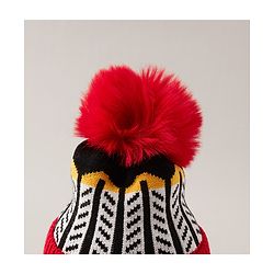 Babyhug Baby Cap with Pom Pom - Red