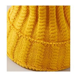 Babyhug Woollen Cap Yellow - Diameter 11.5 cm