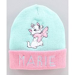 Babyhug Woollen Cap & Mittens Marie Print Yellow - Diameter 13 cm