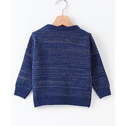 Babyhug Full Sleeves Sweater - Blue